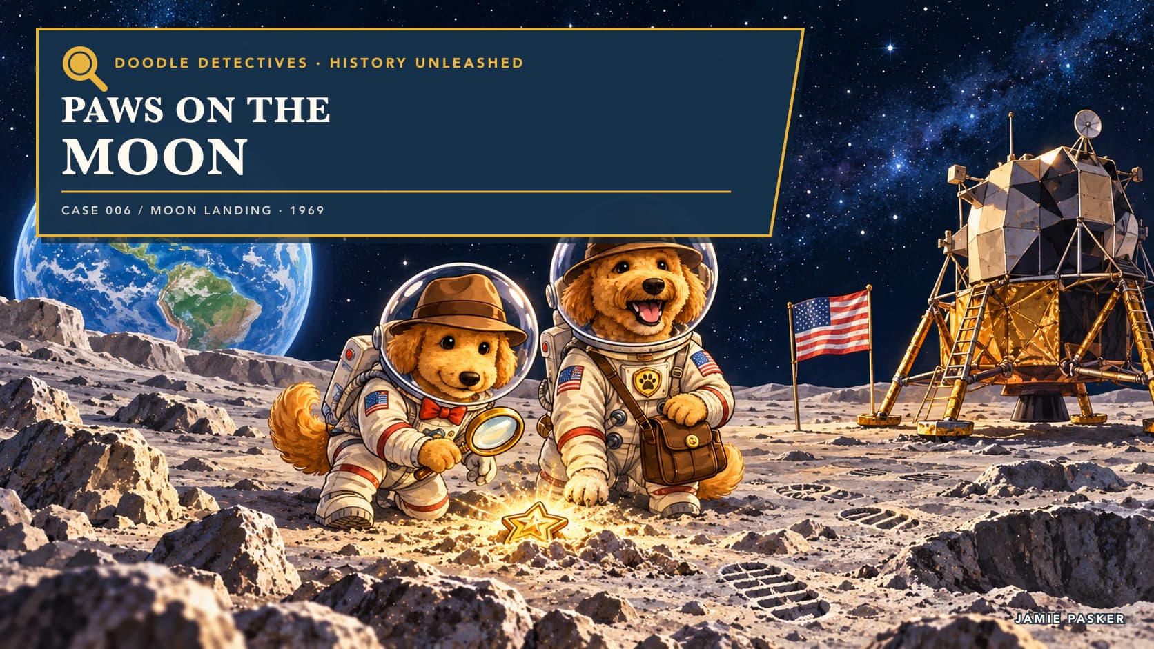 Paws on the Moon book cover